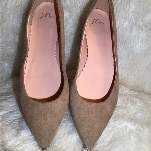 J. crew pointed toe flat shoes size 9.5